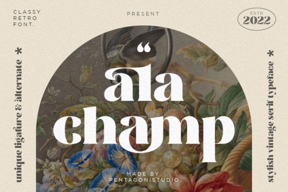 Ala Champ: A Bold and Stylish Display Font