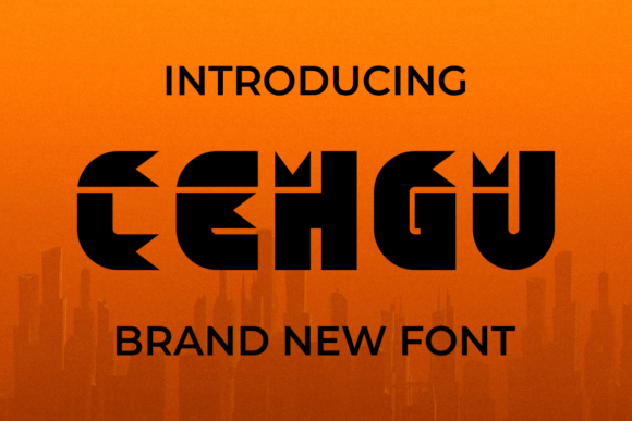 Cehgu: A Bold and Versatile Display Font for Every Creative