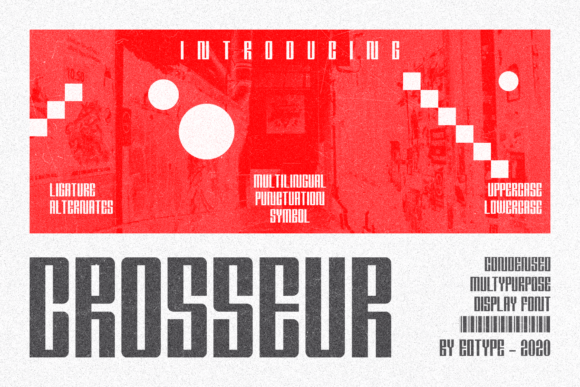 Crosseur: A Modern Display Font for Elegant Design