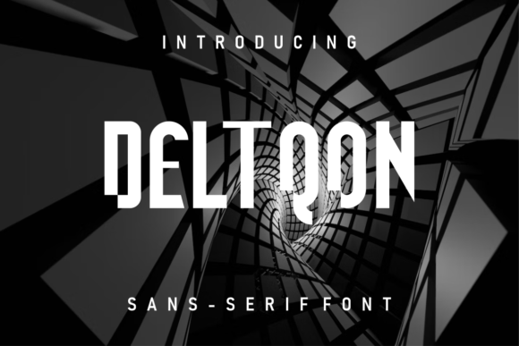 Deltqon: A Cool and Modern Display Font
