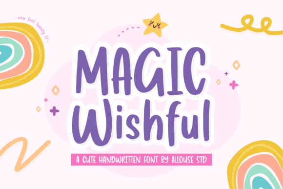 Discover the Charm of Magic Wishful: A Whimsical Handwritten Font for Creative Projects