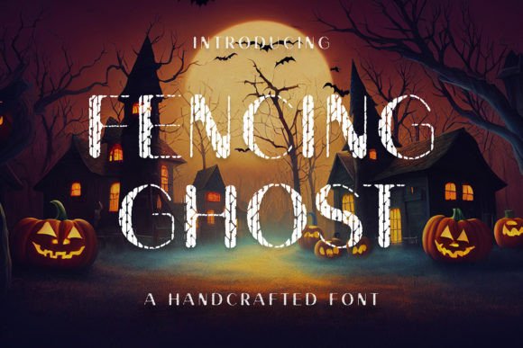 Fencing Ghost: A Creepy Handwritten Font