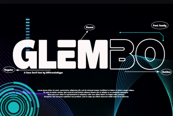 Glembo: A Bold Sans Display Font for Modern Designers