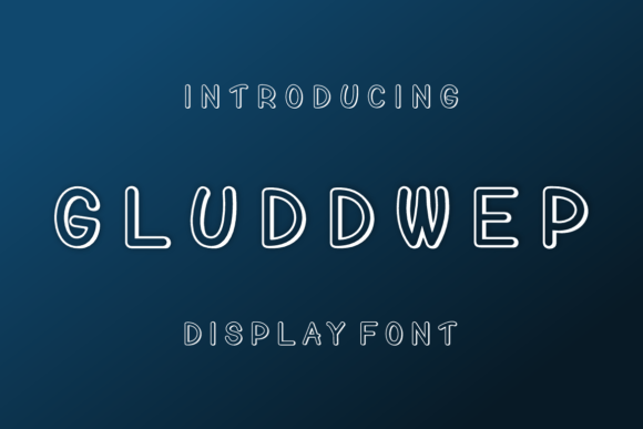 Gluddwep: A Quirky Font for Creative Expression