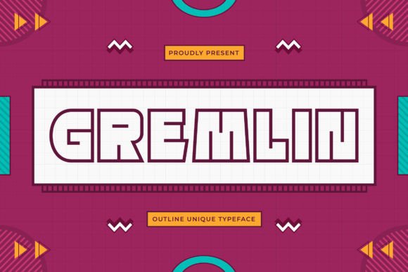 Gremlin: A Bold Display Font for Creative Expression
