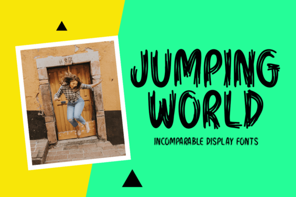Jumping World: A Bold New Font for Creative Expression