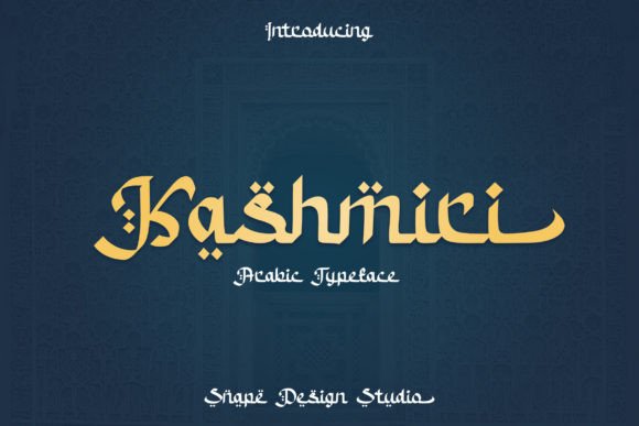 Kashmiri: A Stylish Typographic Choice