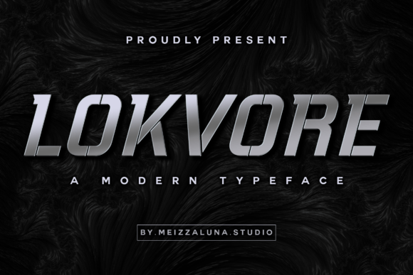 Lokvore: A Bold, Futuristic Font for Modern Design