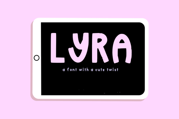 Lyra: A Cute Display Font with a Heartfelt Twist