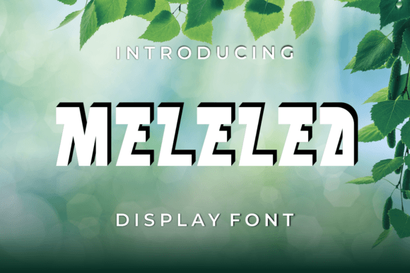 Melelea: A Bold and Confident Font for Every Project