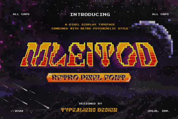 Mleitod: A Retro-Pixel Font with Funky Flair