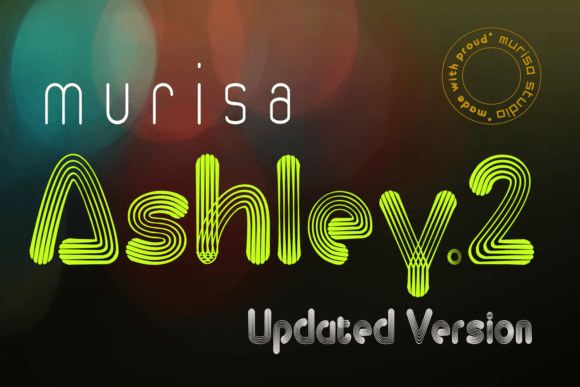 Murisa Ashley: A Unique Display Font with Dynamic and Aesthetic Lines