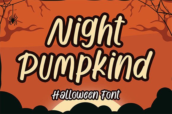 Night Pumpkind: Halloween Fun in Font Form