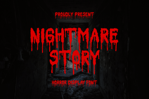 Nightmare Story: A Bold Font for Halloween and Horror Themes