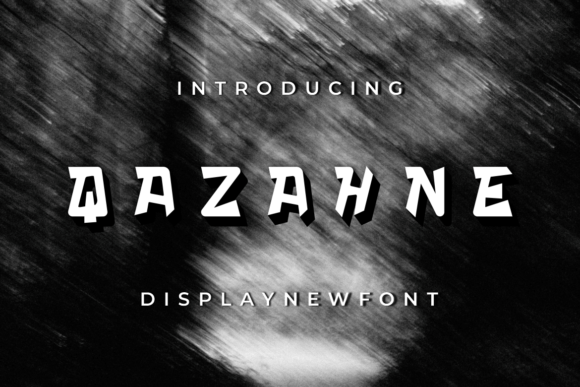 Qazahne: A Playful Font That Brings Creativity to Life