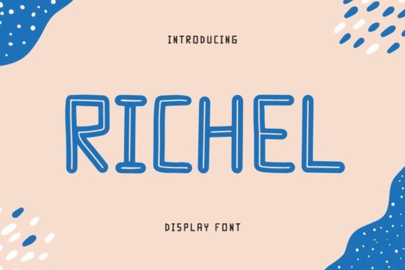 Richel: A Bold and Dramatic Display Font for Creative Projects