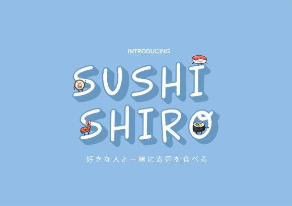 Sushi Shiro: A Playful Font for Strategic Branding and Creative Expression