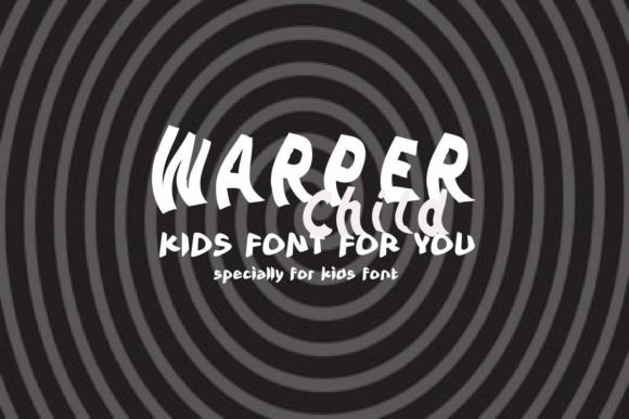 Warperchild: A Bold and Unique Display Font for Modern Designers