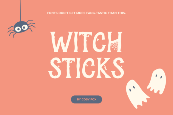 Witch Sticks: A Spooky, Hand-Drawn Display Font for the Modern Creative